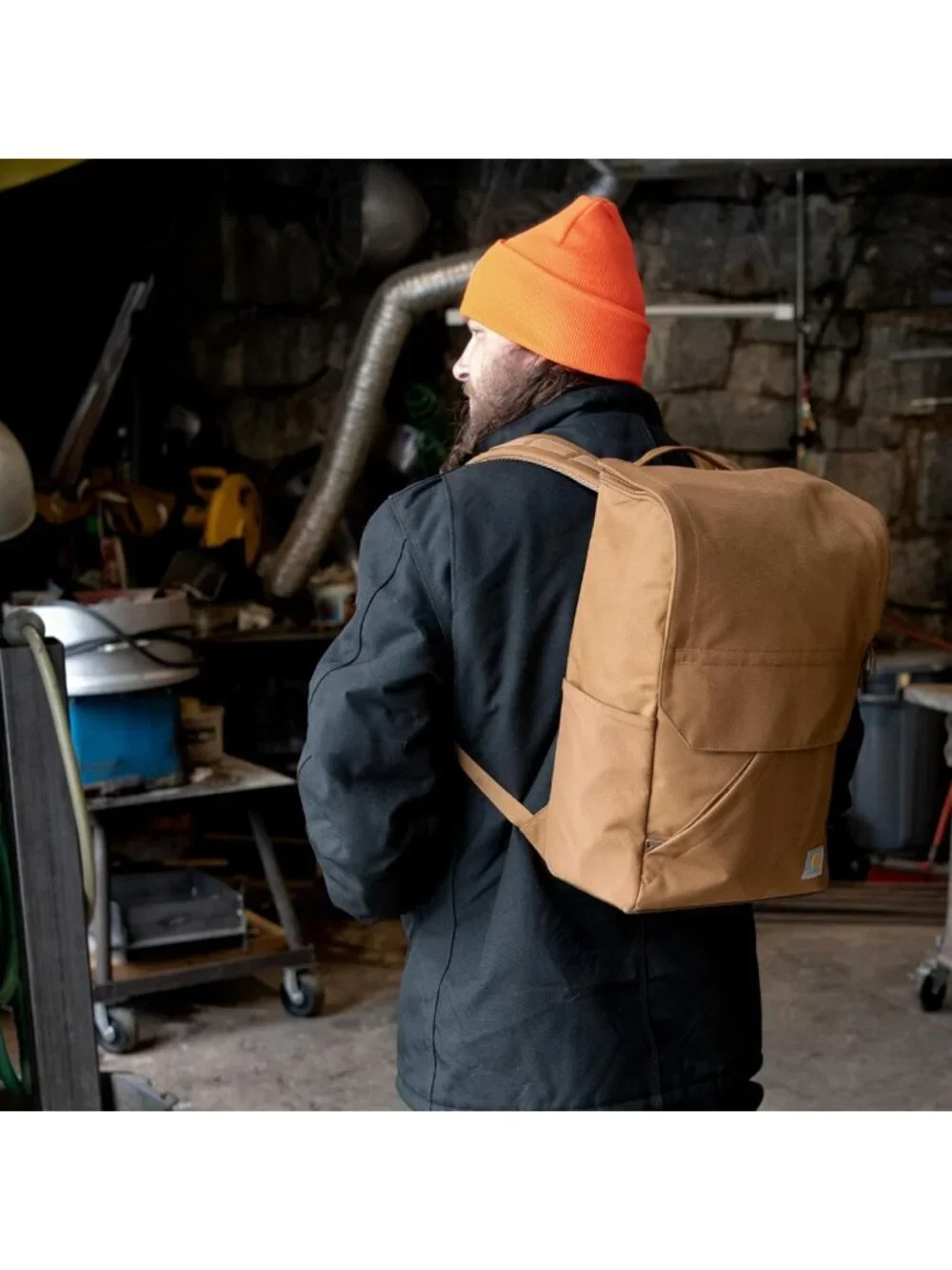 Stylish 21L Top-Load Backpack in Brown | Durable, Spacious, Perfect for Travel